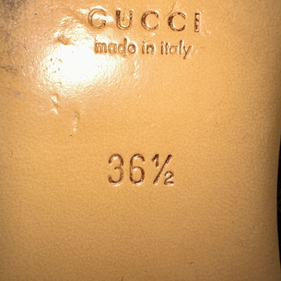 Gucci princetown 36.5 slides black LIKE NEW - Picture 4 of 7